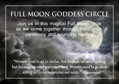 FULL moon goddess circle